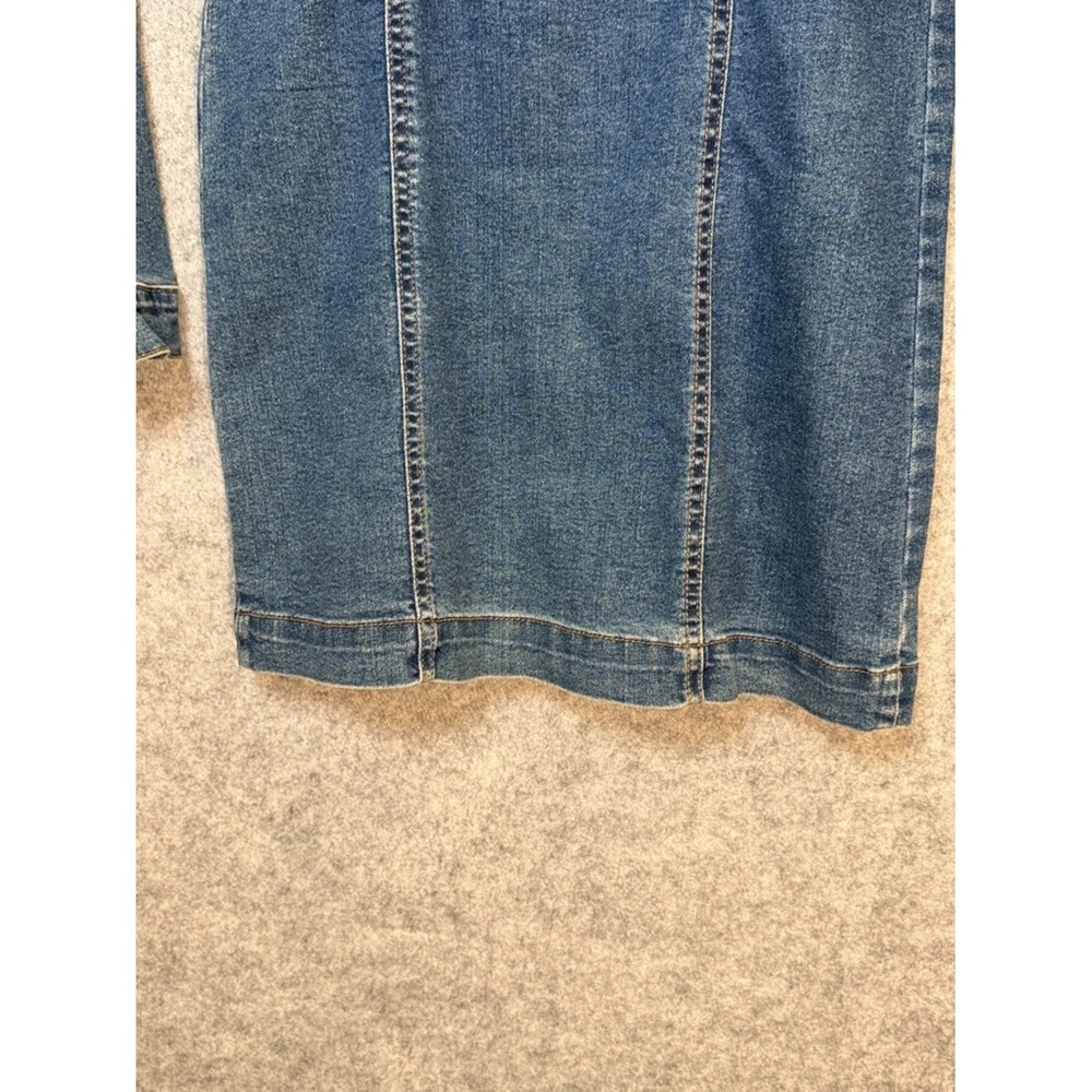 REgeneration by Celebrity Pink Dalia Denim Dress Blue Long Sleeve Mini S NEW - Picture 11 of 15